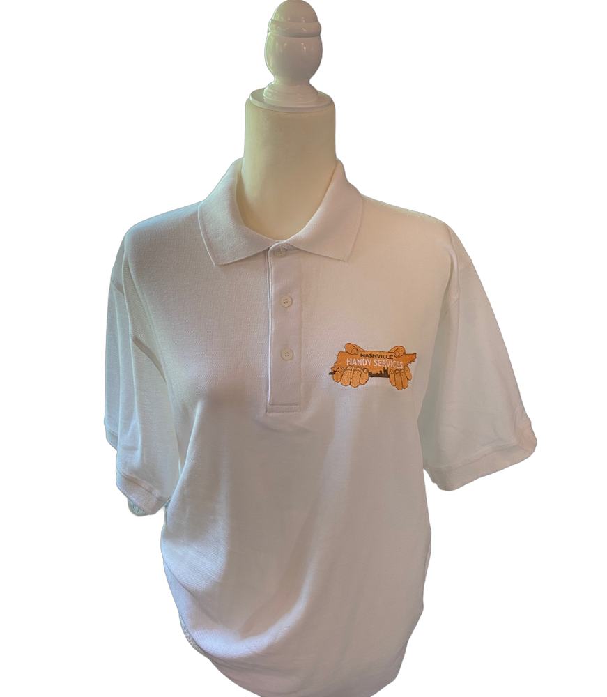 Nashville Handy Services embroidered polo shirt